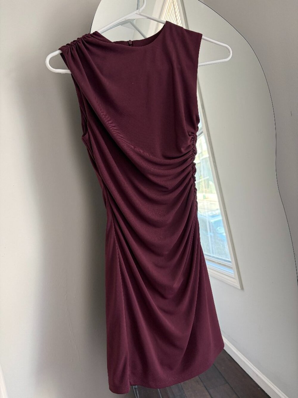 Zara short dress with rouching